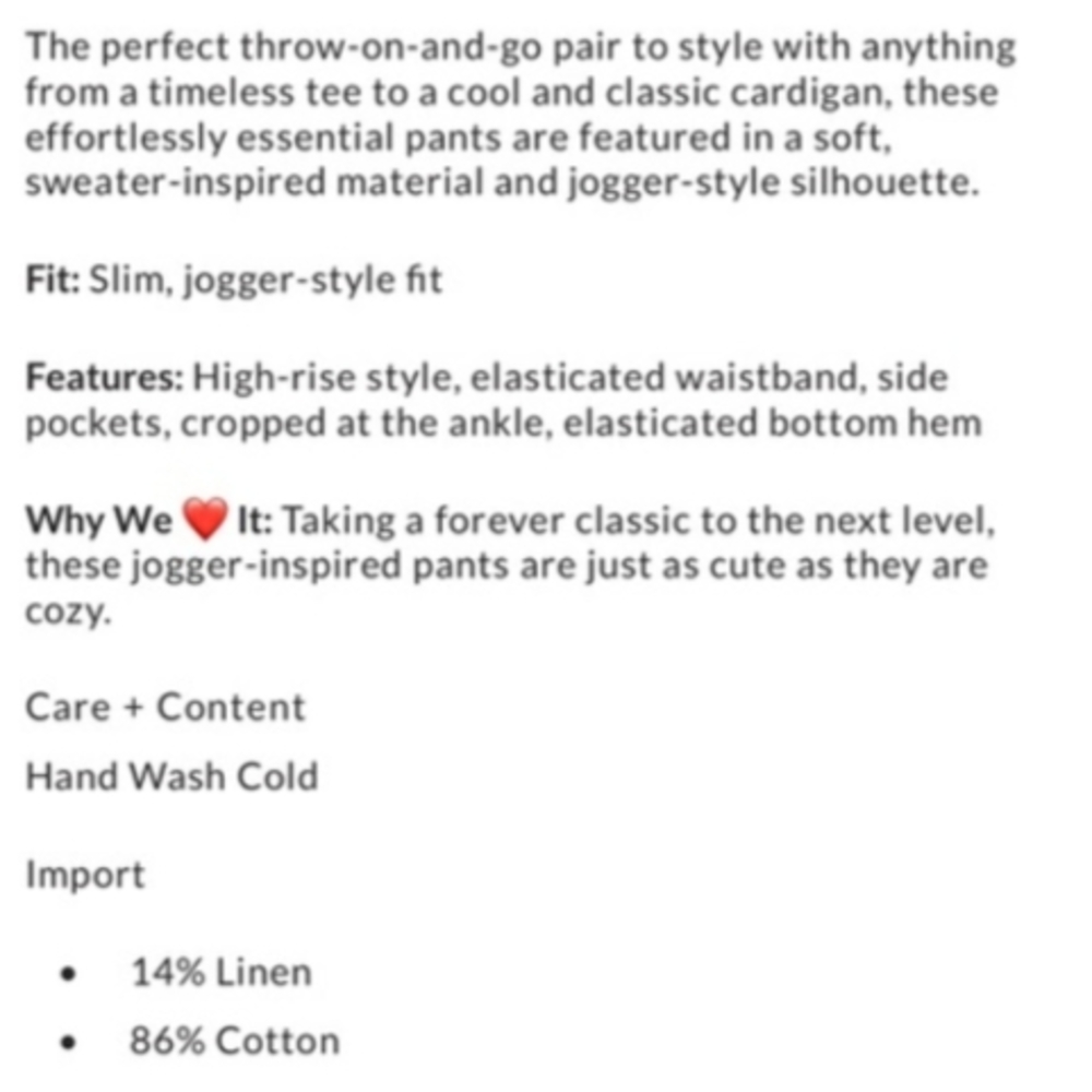 Sila Sweater Pants Knit pants - Picture 4 of 4